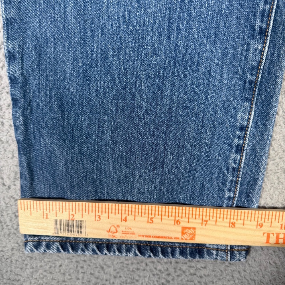 Levis Jeans Mens 38x30 (Fits 36) 501 Original Fit Straight Leg Button Fly Denim - Picture 7 of 11